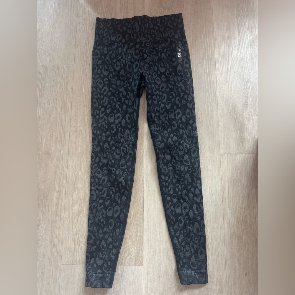 Gymshark Black Adapt Animal Print Leggings